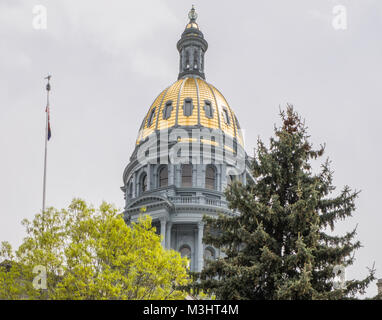 Colorado State Capitol Gebäude in Denver Stockfoto