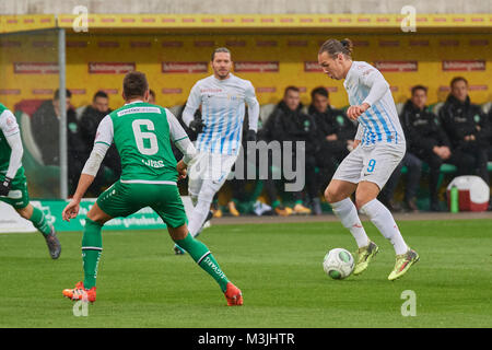 St. Gallen, Schweiz. 11. Februar 2018. Michael Frey während der Raiffeisen Super League Spiel FC St. Gallen 1879 vs FC Zürich. Credit: Rolf Simeon/Alamy leben Nachrichten Stockfoto