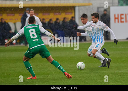 St. Gallen, Schweiz. 11. Februar 2018. Antonio Marchesano während der Raiffeisen Super League Spiel FC St. Gallen 1879 vs FC Zürich. Credit: Rolf Simeon/Alamy leben Nachrichten Stockfoto