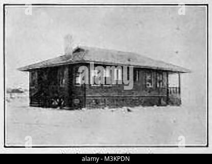 Alte amerikanische Leuchttürme, Licht Stationen und Navigationshilfen - Lighthouse Keepers Wohnung in Friseure, Hawaii USA 1923 Stockfoto