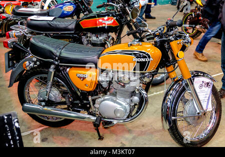 Motorräder an der 38th Carol Nash Bristol Classic Bike Show Honda CB 250 Stockfoto