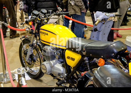 Motorräder an der 38th Carol Nash Bristol Classic Bike Show Honda CB 400-4 Stockfoto