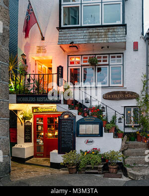 ST IVES, CORNWALL - 09. JUNI 2009: Hobblers Restaurant Stockfoto