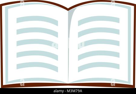 Symbol cartoon Poster school Hochschule Universität Wissenschaft Buch öffnen. Stock Vektor