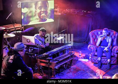 MC Nelson - Unsichtbare Wind Factory Liverpool - 09/02/2018 Stockfoto