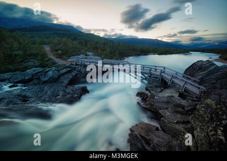 Jotunheimen Norwegen im Jahr 2017 getroffen Stockfoto