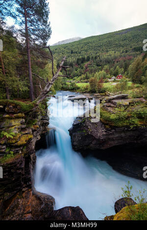 Gudbrandsjuvet Norwegen im Jahr 2017 getroffen Stockfoto
