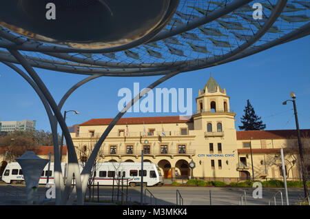 Die Stadt National Civic Auditorium, San Jose, CA Stockfoto