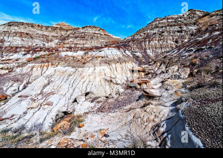 Pferdedieb Canyon in der Nähe von Drumheller, Alberta Stockfoto