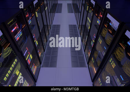 Die Data Center eingerichtet. Stockfoto