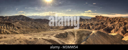 Zabriskie Point Death Valley in 2015 getroffen Stockfoto