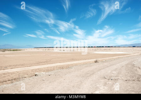 Salton Sea Kalifornien im Jahr 2015 getroffen Stockfoto