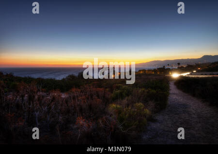 Malibu Point Dume im Jahr 2015 getroffen Stockfoto