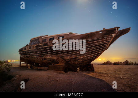 Salton Sea Kalifornien im Jahr 2015 getroffen Stockfoto