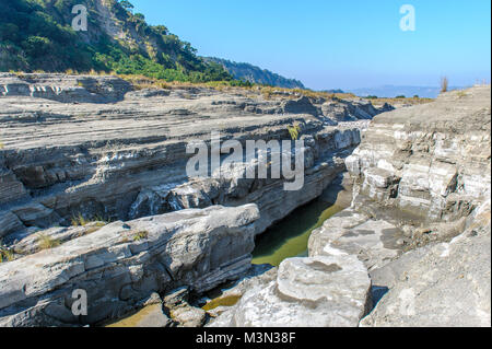 Die Schlucht von Daan Fluss, Taichung, Taiwan Stockfoto