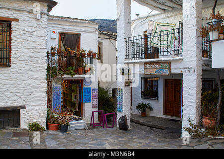 Pampaneira, Alpujarras, Andalusien, Spanien Stockfoto