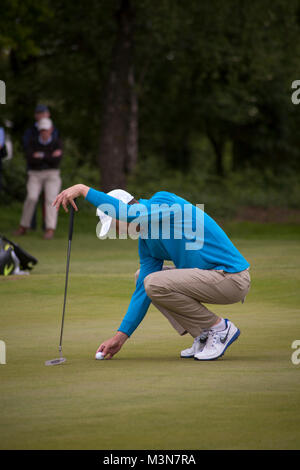 Ross Fisher Walton Heath, Surrey, USGA qualifizierende, England, Vereinigtes Königreich. Credit: London Snapper Stockfoto