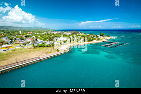 Hafen von Falmouth in Jamaika Stockfoto