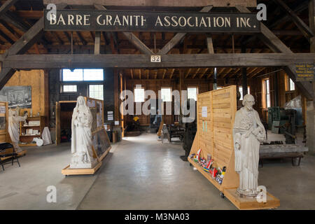 Vermont Granit Museum Barre Stockfoto