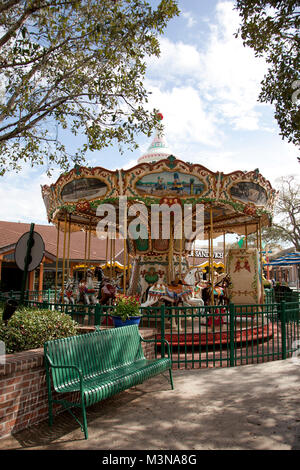 Februar 4, 2018 - Orlando, Florida: ein Karussell an Disney Federn Stockfoto