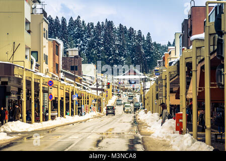 Stadt Takayama, Gifu, Japan Sehenswürdigkeiten in der Altstadt der Stadt Takayama Stockfoto