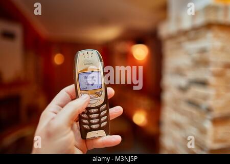 Altes Nokia-Handy Stockfoto