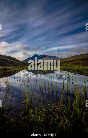 Die cuillin Ridge wider, Isle of Skye Stockfoto