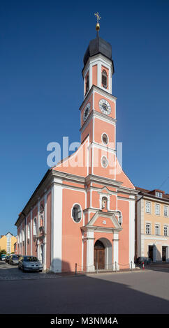 St. Sebastian Kirche, Landshut, Bayern, Deutschland Stockfoto