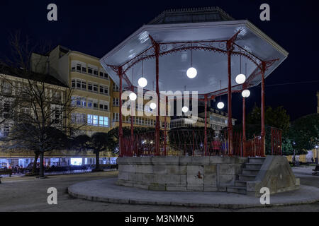 Pavillon im Park der Hauptplatz in der Stadt Lugo, Galizien, Spanien, Europa Stockfoto