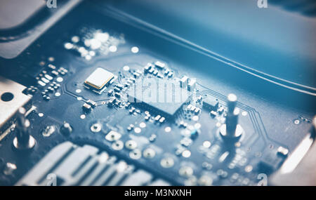 Hauptplatine des modernen Laptop Stockfoto