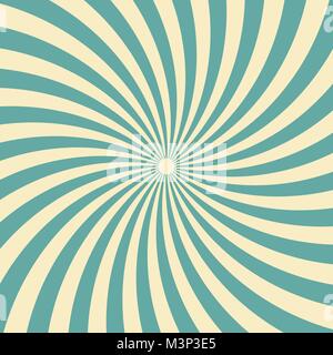 Zirkus Grafik radius Effekte green retro Farbe und braun für komische Hintergrund. Vector Illustration Stock Vektor