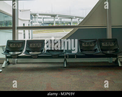 Priorität Sitz im Flughafen Stockfoto