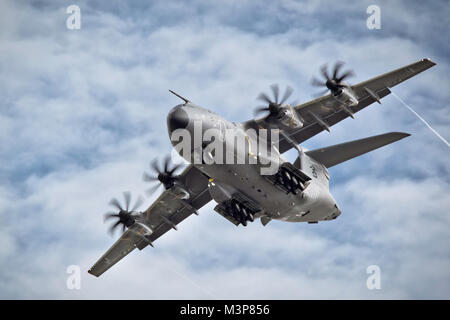 Militärisches Transportflugzeug Airbus A400M Atlas Stockfoto