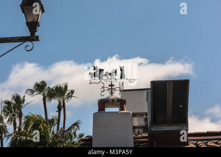 San Diego, Kalifornien, USA - 28. Mai 2017; Weathervane in Old Town San Diego Stockfoto