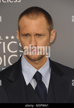 Die 23. jährliche Critics Choice Awards Anreise mit: Alexander Skarsgard Wo: Los Angeles, Kalifornien, Vereinigte Staaten, wenn: 11 Jan 2018 Credit: Apega/WENN.com Stockfoto