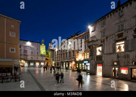 People's Square (pjaca), früh square Herren, befindet sich im Zentrum von Split Stockfoto