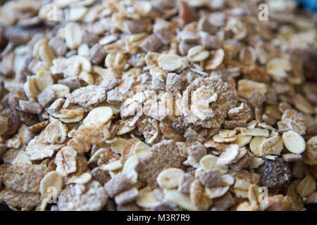 Müsli, Hafer Floke, Fibre gesunde breaffast Stockfoto