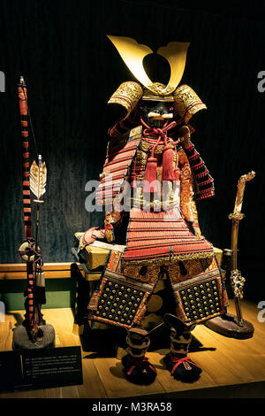 Japan, Insel Honshu, Kanto, Tokio, Samurai Museum, Rüstung. Stockfoto