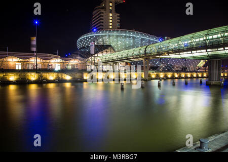 Blick auf das Klimahaus in Bremerhaven. Stockfoto