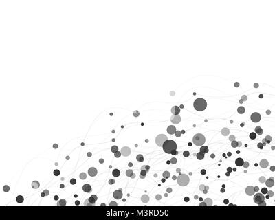 Verbindung dots Hintergrund Stock Vektor