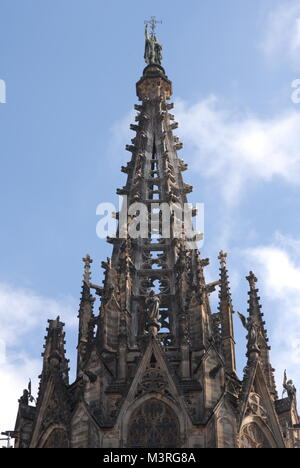 Bilder von sonnigen Barcelona, Spanien im Winter Stockfoto