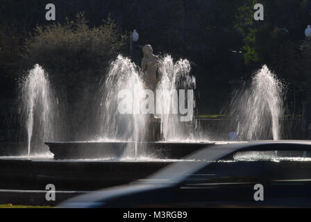 Bilder von sonnigen Barcelona, Spanien im Winter Stockfoto