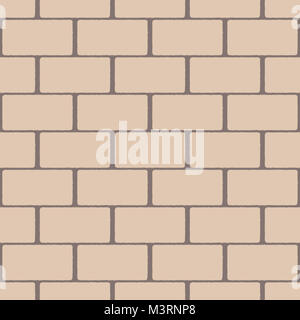 Beige nahtlose Muster nachahmen eine Mauer Stockfoto