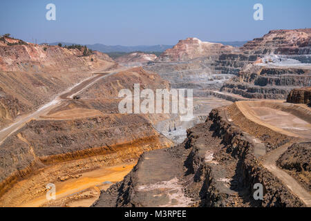 Cerro Colorado Tagebau. Riotinto, Provinz Huelva in Andalusien, Spanien Stockfoto