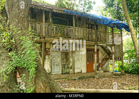 Verlassene alte Haus an alibag, raigad, Maharashtra, Indien, Asien Stockfoto