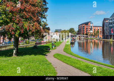 Chester canal Port, 18. Jahrhundert, Transport, Telford, Stadtzentrum Chester, England, Stockfoto