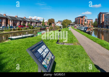 Chester canal Port, 18. Jahrhundert, Transport, Telford, Stadtzentrum Chester, England, Stockfoto