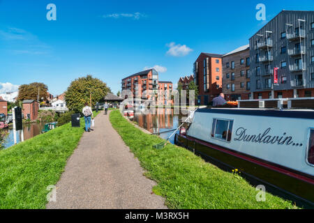 Chester canal Port, 18. Jahrhundert, Transport, Telford, Stadtzentrum Chester, England, Stockfoto