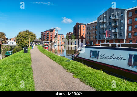 Chester canal Port, 18. Jahrhundert, Transport, Telford, Stadtzentrum Chester, England, Stockfoto