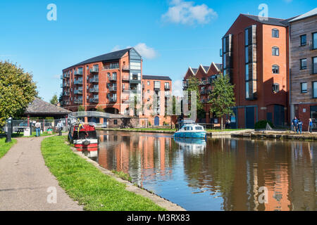 Chester canal Port, 18. Jahrhundert, Transport, Telford, Stadtzentrum Chester, England, Stockfoto